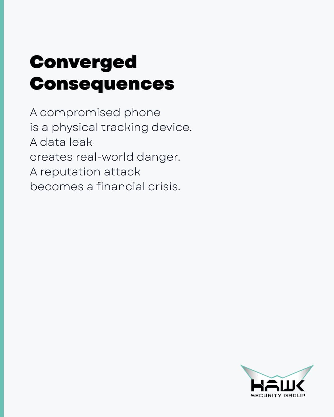 Welcome to HAWK Security Group - The New Standard of Personal Sovereignty IG slide 6